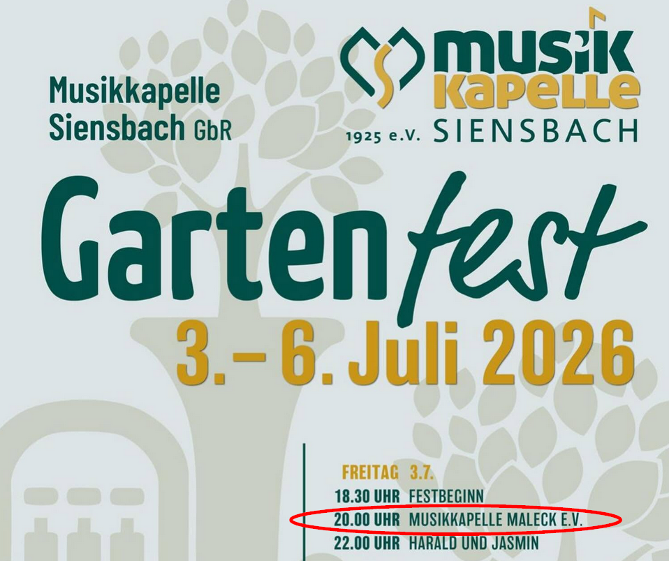 Auftritt Gartenfest